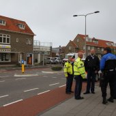 Ongeval Fiets contra auto Piethein Plein Noordwijk